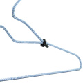 Wholesale Non Slip Cheap Braided Cord Hanger Clothing Rope Covered Wire Hangers